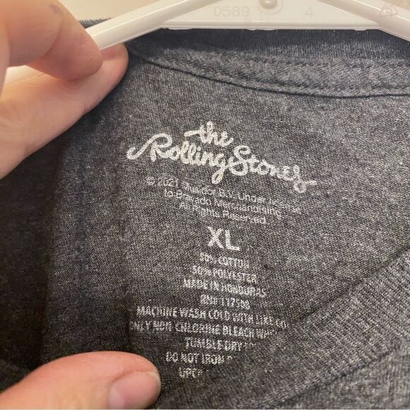 The Rolling Stones T Shirt Gray Graphic Band T-Shirt unisex concert tee XL - Picture 6 of 8